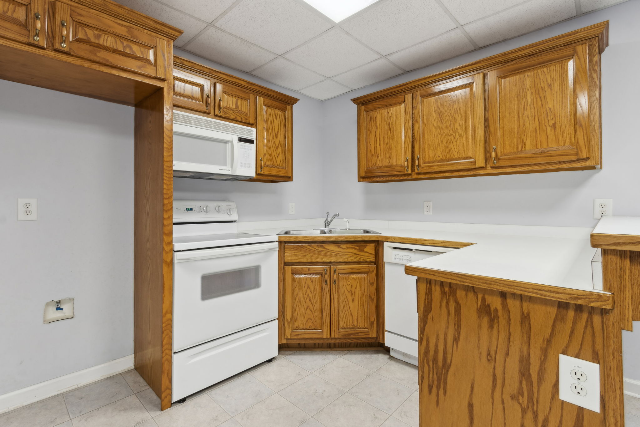 Finished Basement Kitchen