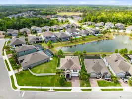 Birds eye view of the lovely pond!