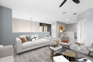 Loft area.
