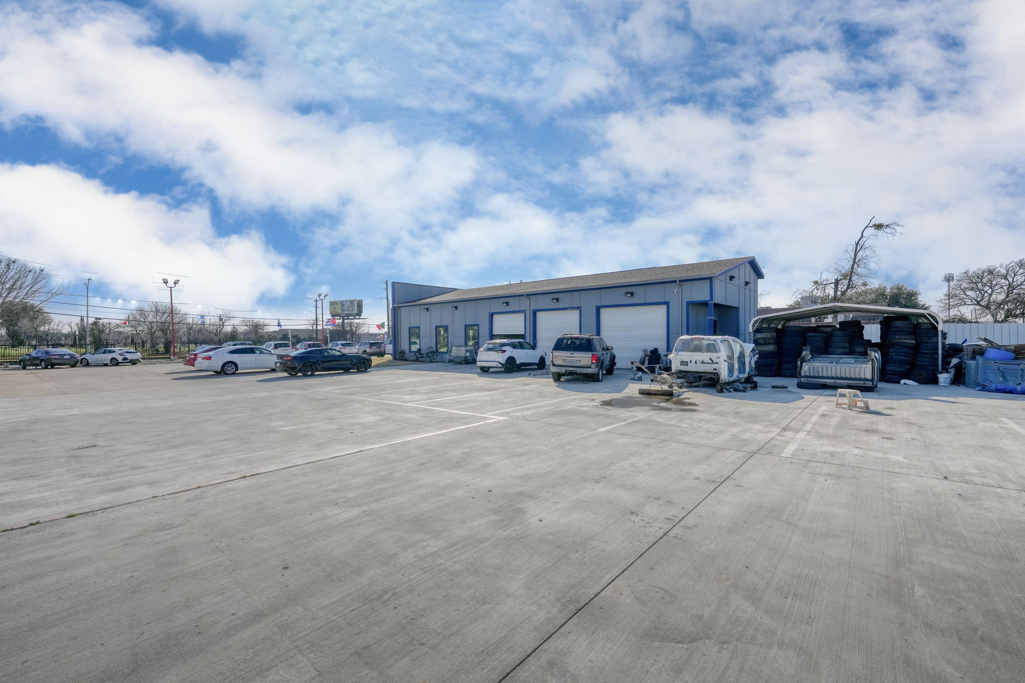 East Side Parking lot
