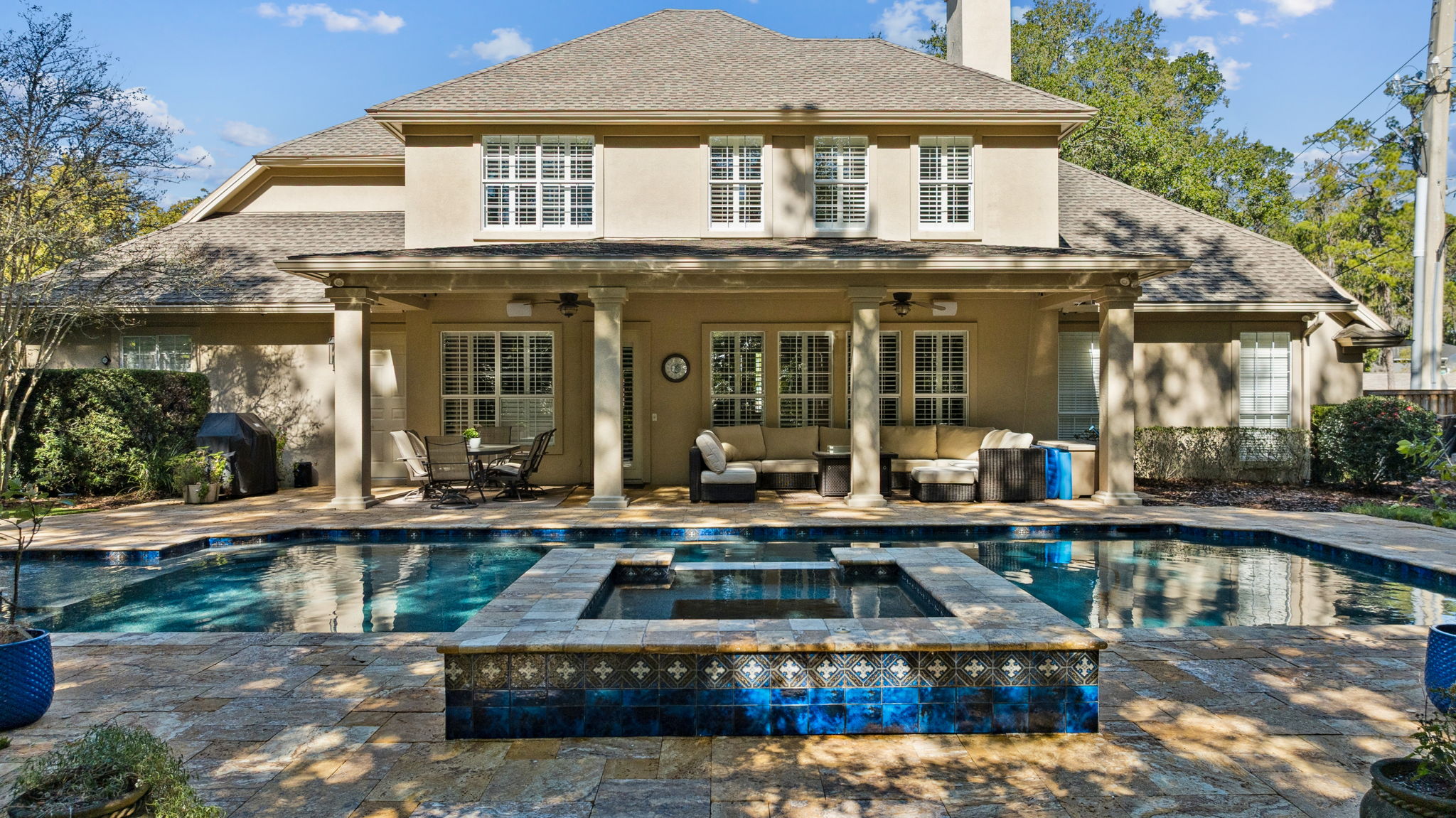 Rear View of Home