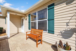 Front Entry and Paver Patio