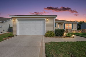 Twilight Front Elevation