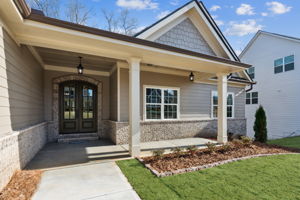 Beautiful entrance w/oversized front porch