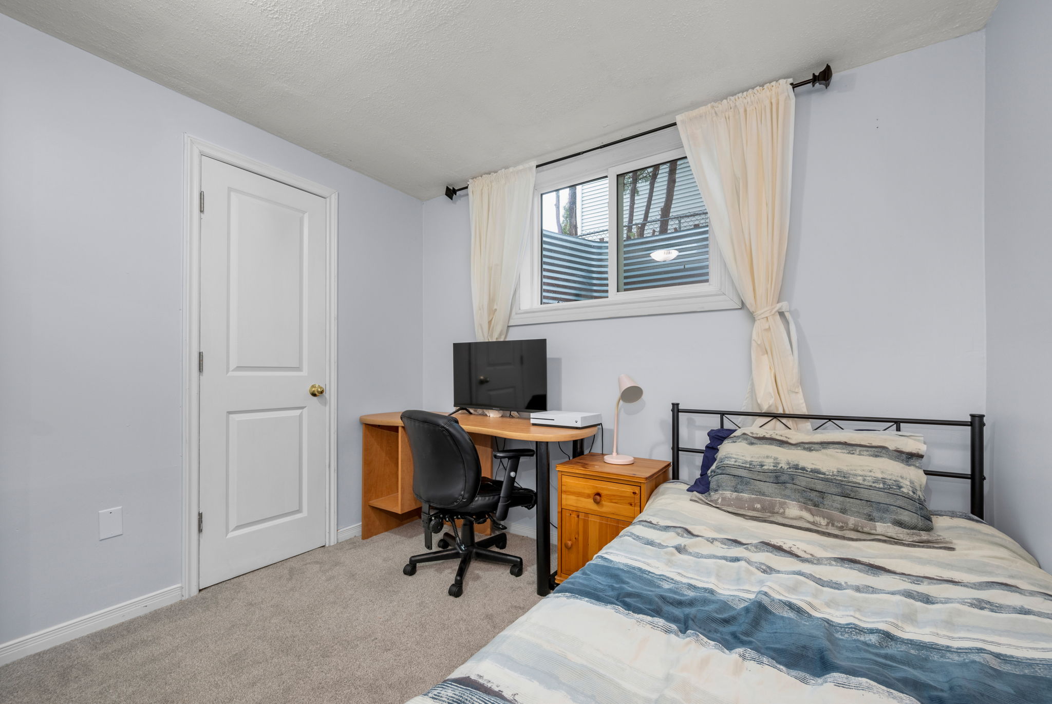 Basement bedroom #1 with egress window