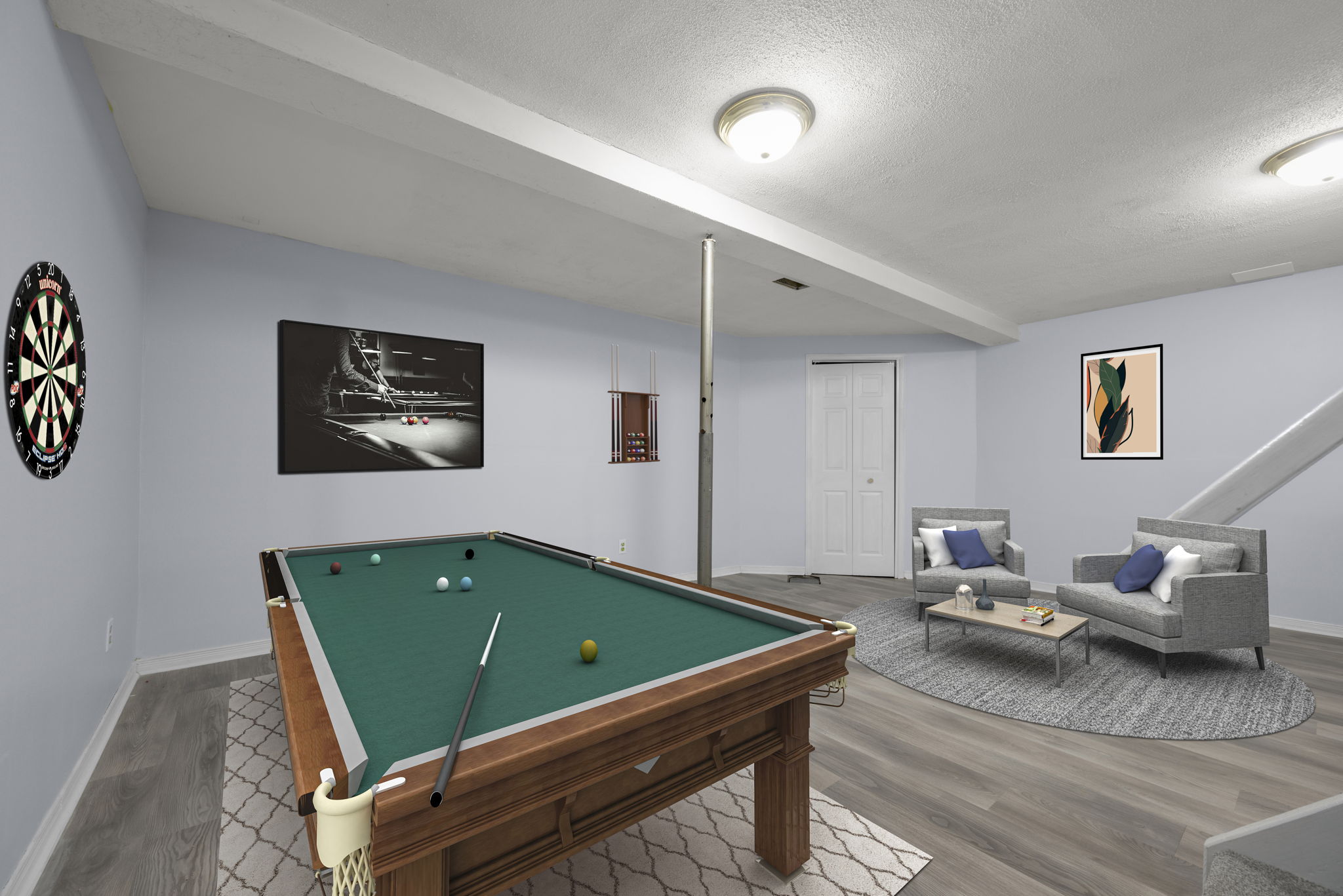 Digitally staged - teen retreat!