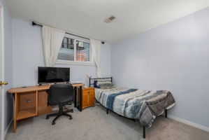 Basement bedroom #1 with egress window
