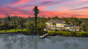 Aerial Rear Exterior 1 -Dusk