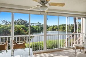 Large lanai with weather protection with hurricane shutters and plexiglass enclosure