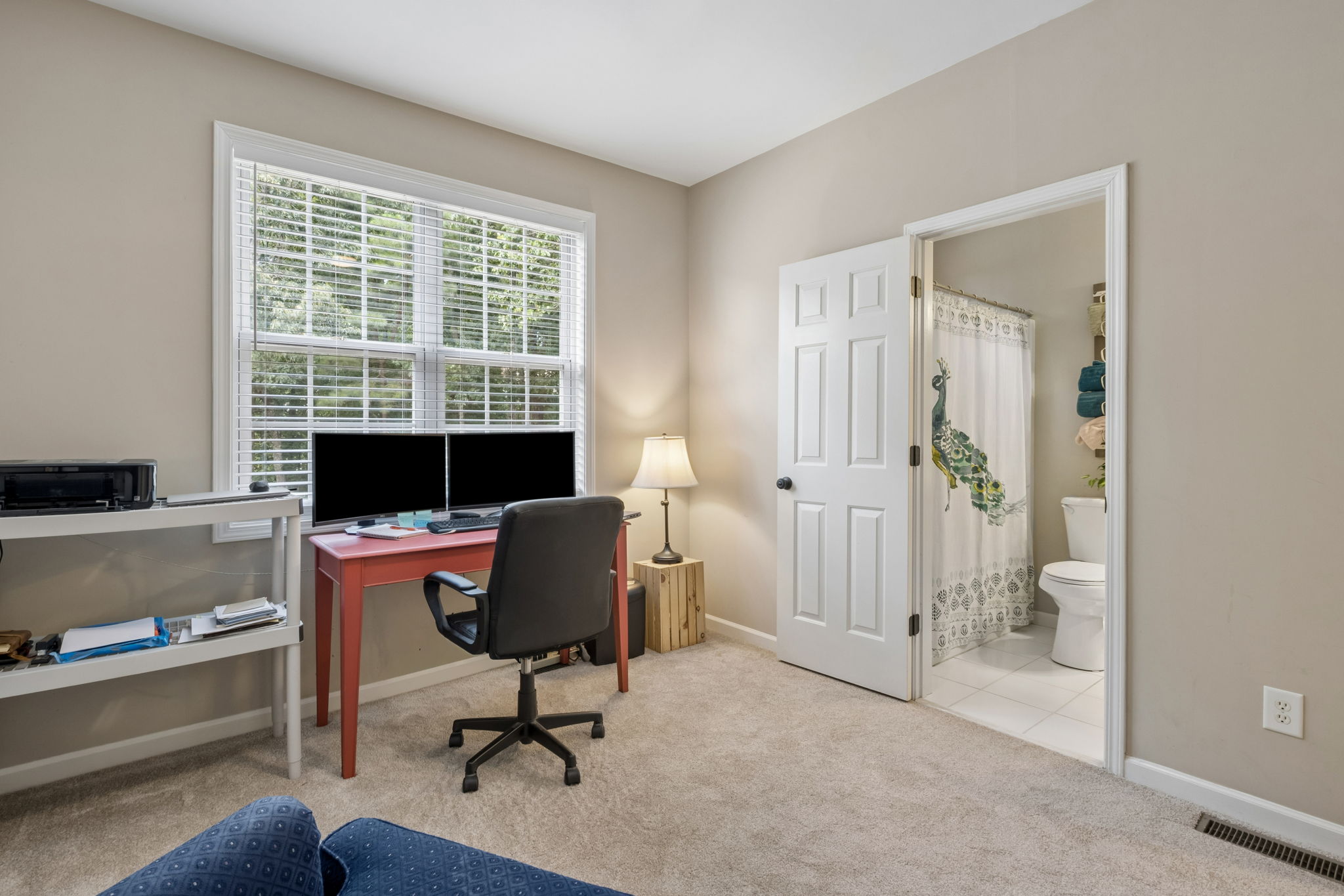 Bedroom/Office/Workout Room on Main Floor with access to Full Bathroom