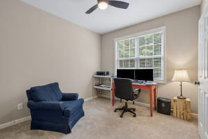 Bedroom/Office/Workout Room on Main Floor with access to Full Bathroom