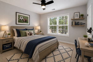 3rd Secondary Bedroom - Virtually Staged-AI Generated