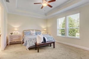 Master Suite with Tray Ceiling