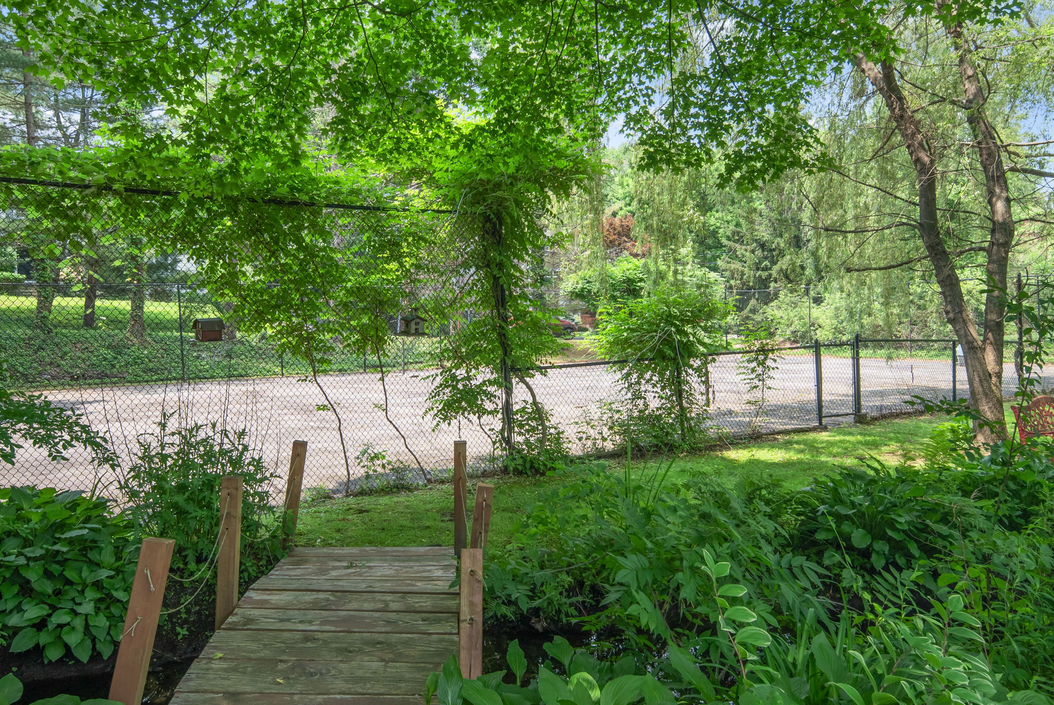 The Bridge leading to the Tennnis Court