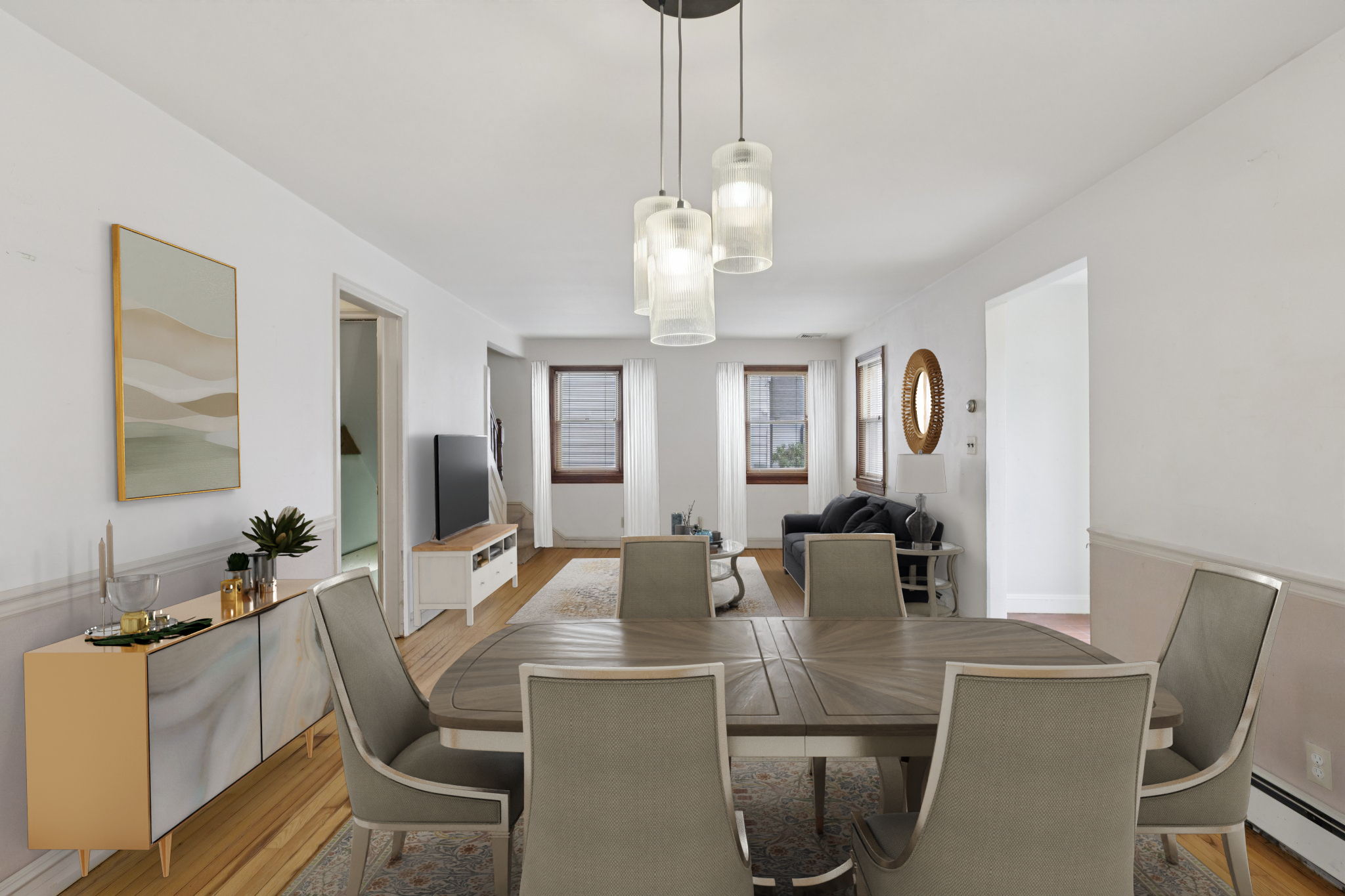 Dining Room Virtually Staged