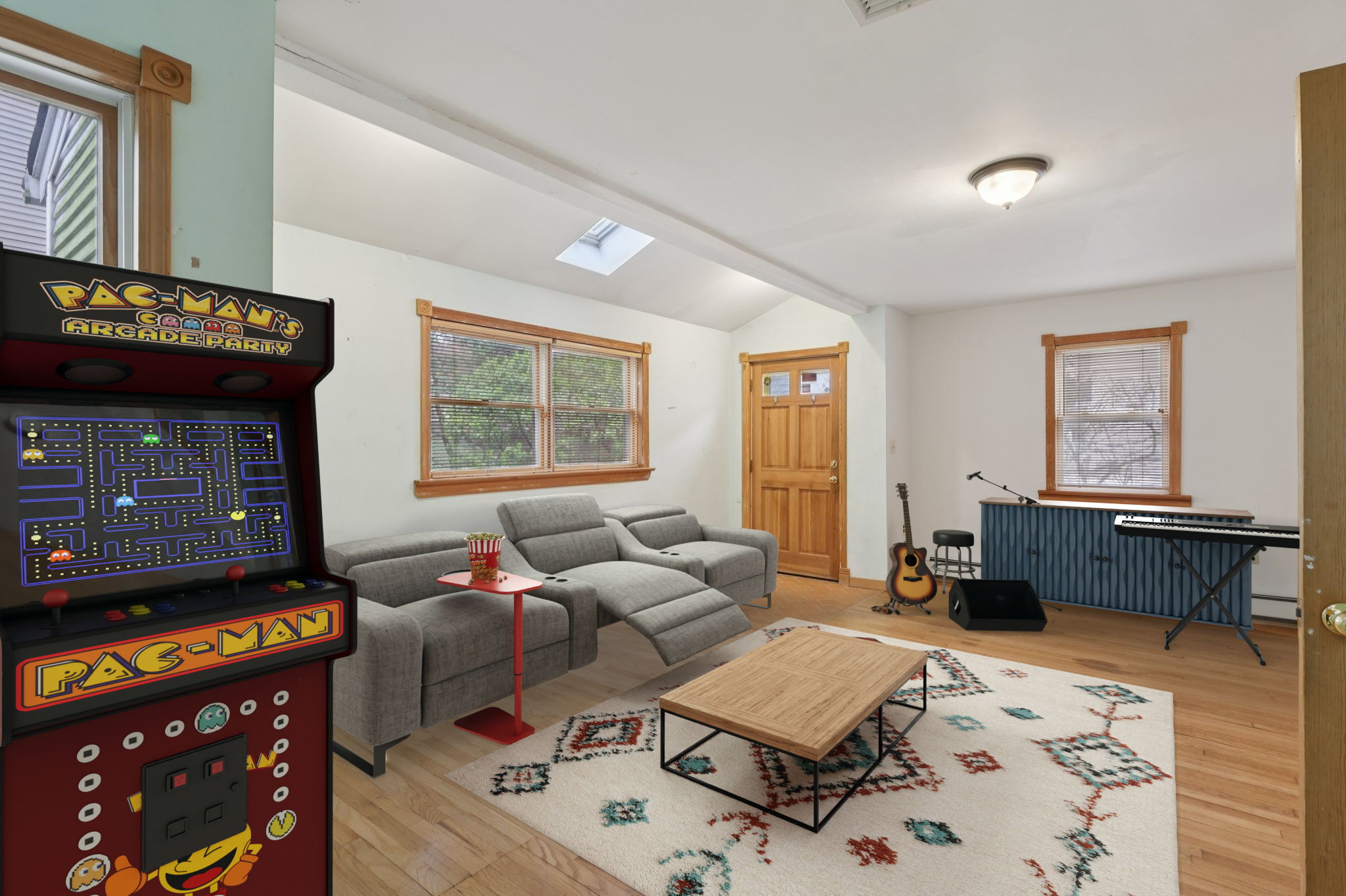 Option 1 Family Room Virtually Staged