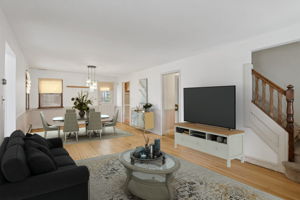 Living Room/Dining Room Virtually Staged