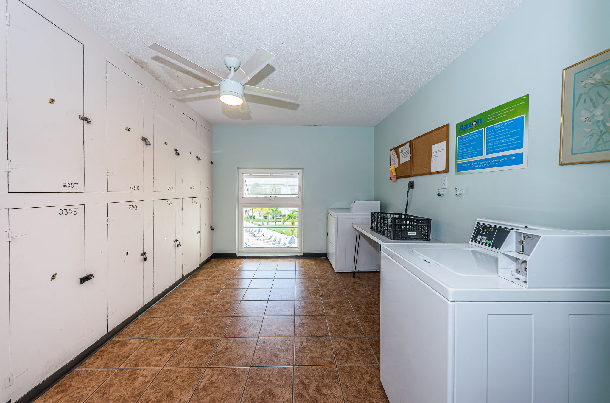 Community Laundry and Storage Room