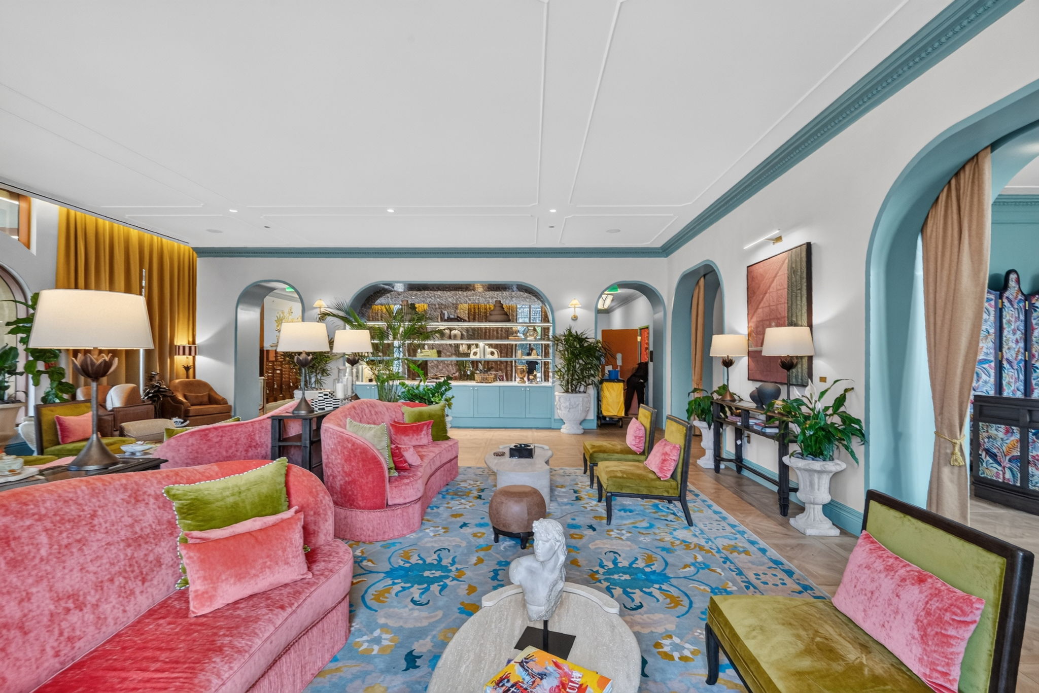 Living area at 2700 NW 2nd Ave #528