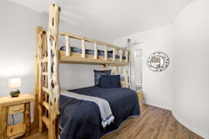 Main-level bedroom with convenient access to a full bath.