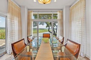 Dining Area with Views of Lake Travis