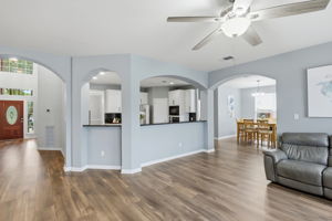 Living/Kitchen/Eating Area