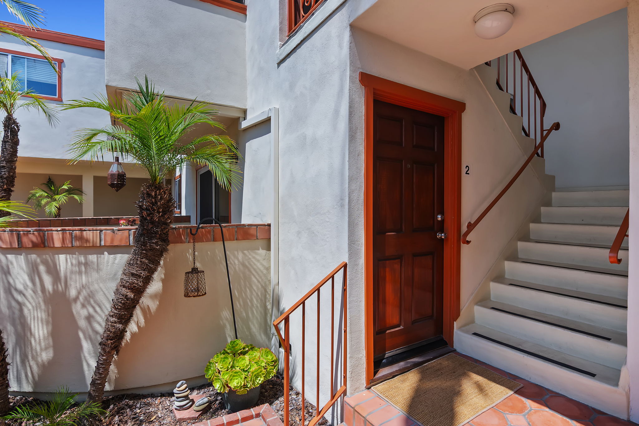 Private Front Door Entrance
