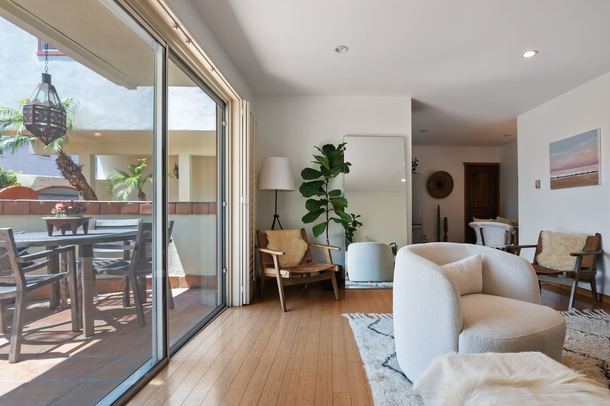 Living Room  & Patio