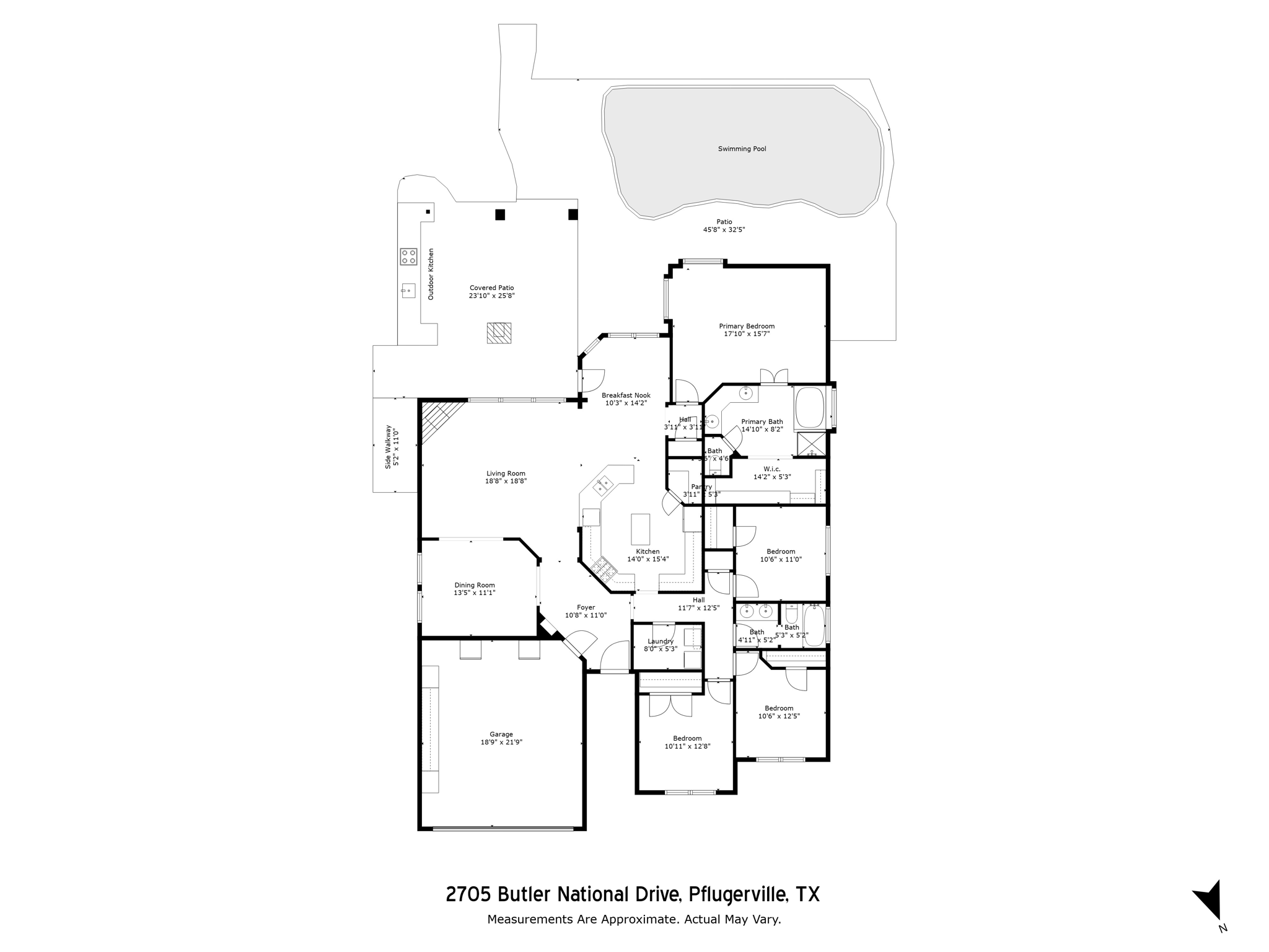 Floorplan with Pool