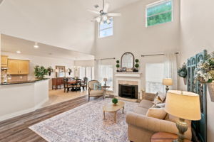 Living Room, Kitchen, Dining