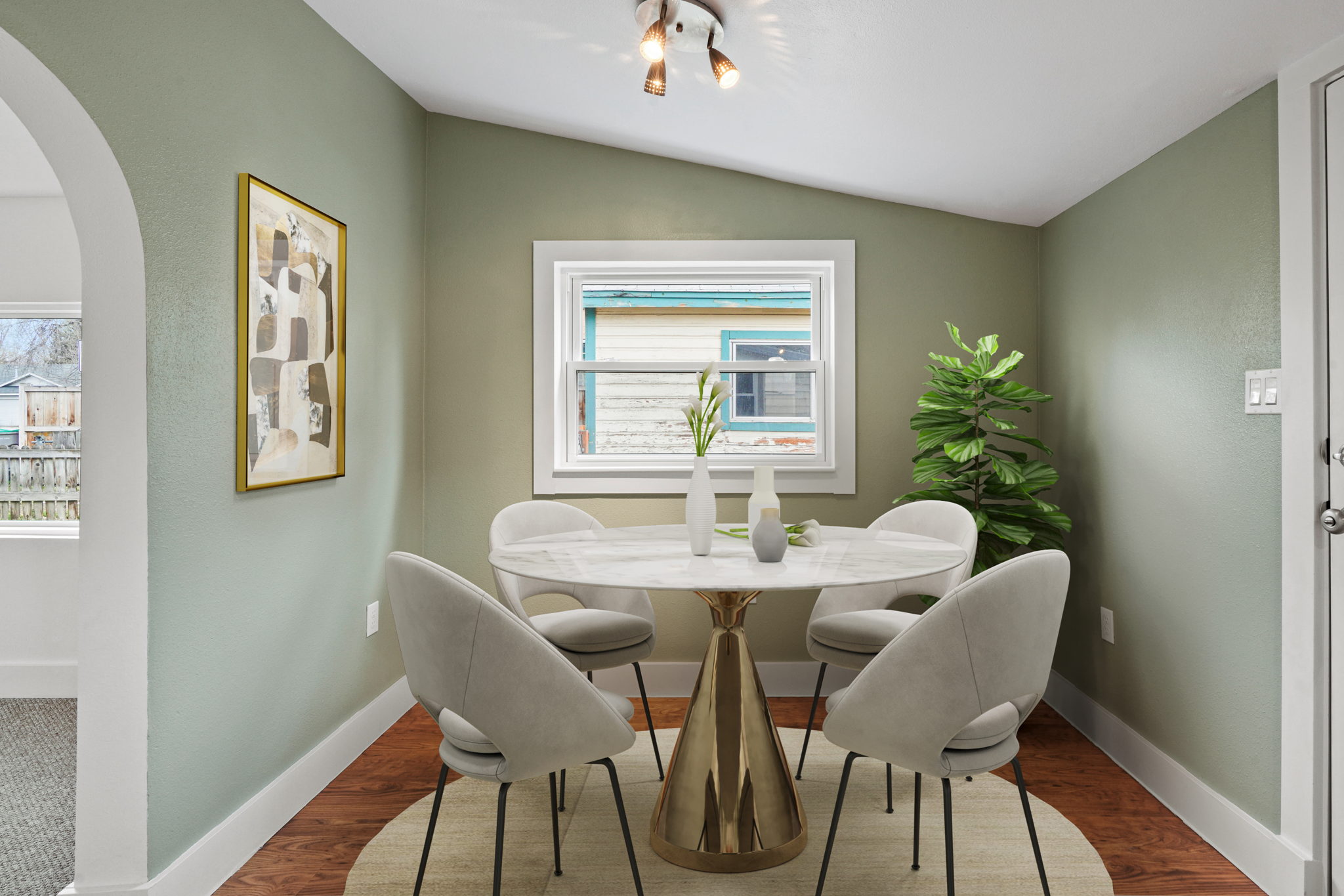 Dining Room- Staged
