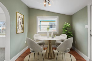 Dining Room- Staged
