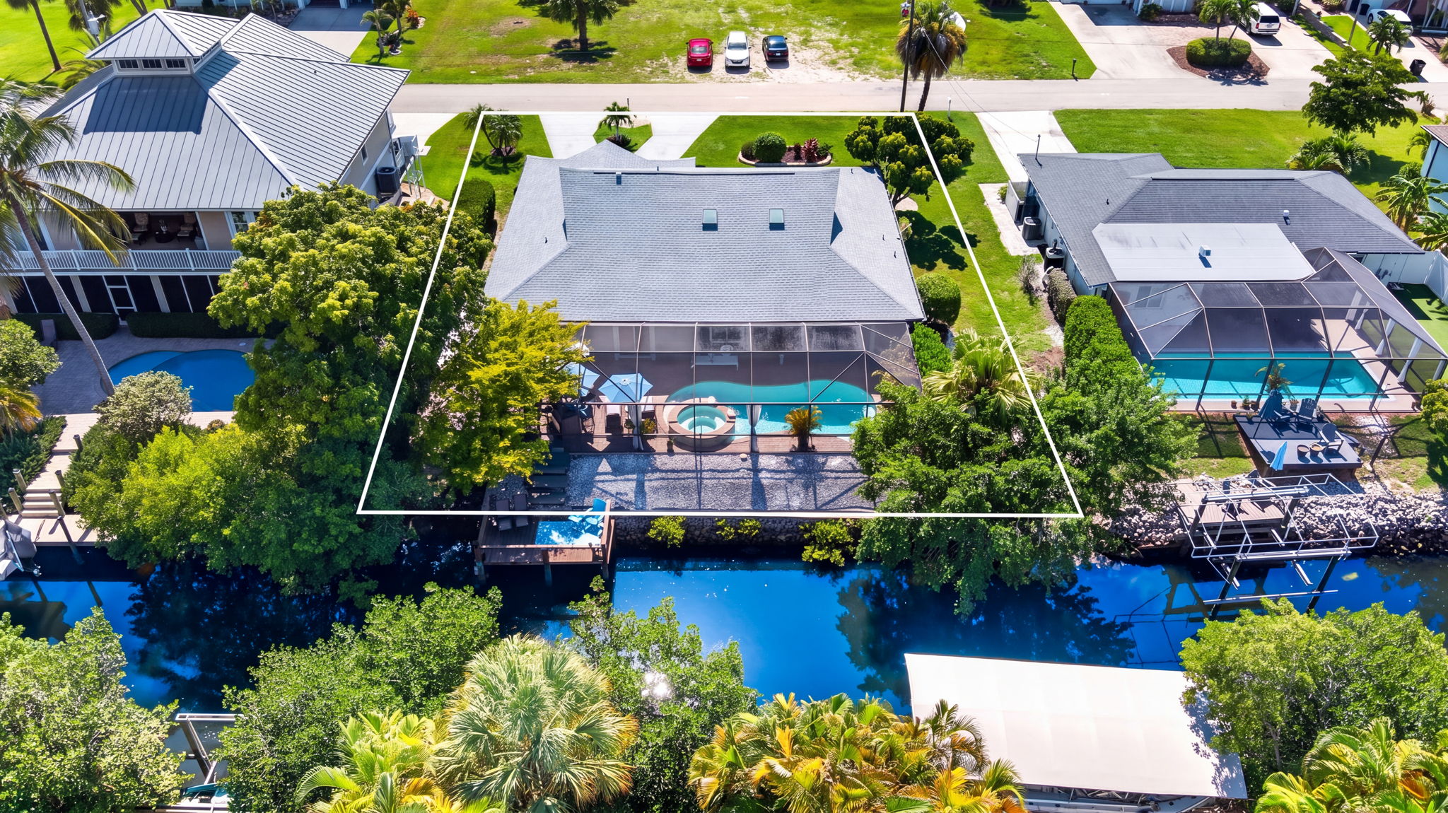 46-Aerial Rear Exterior 1 - lot line - Advance Edit