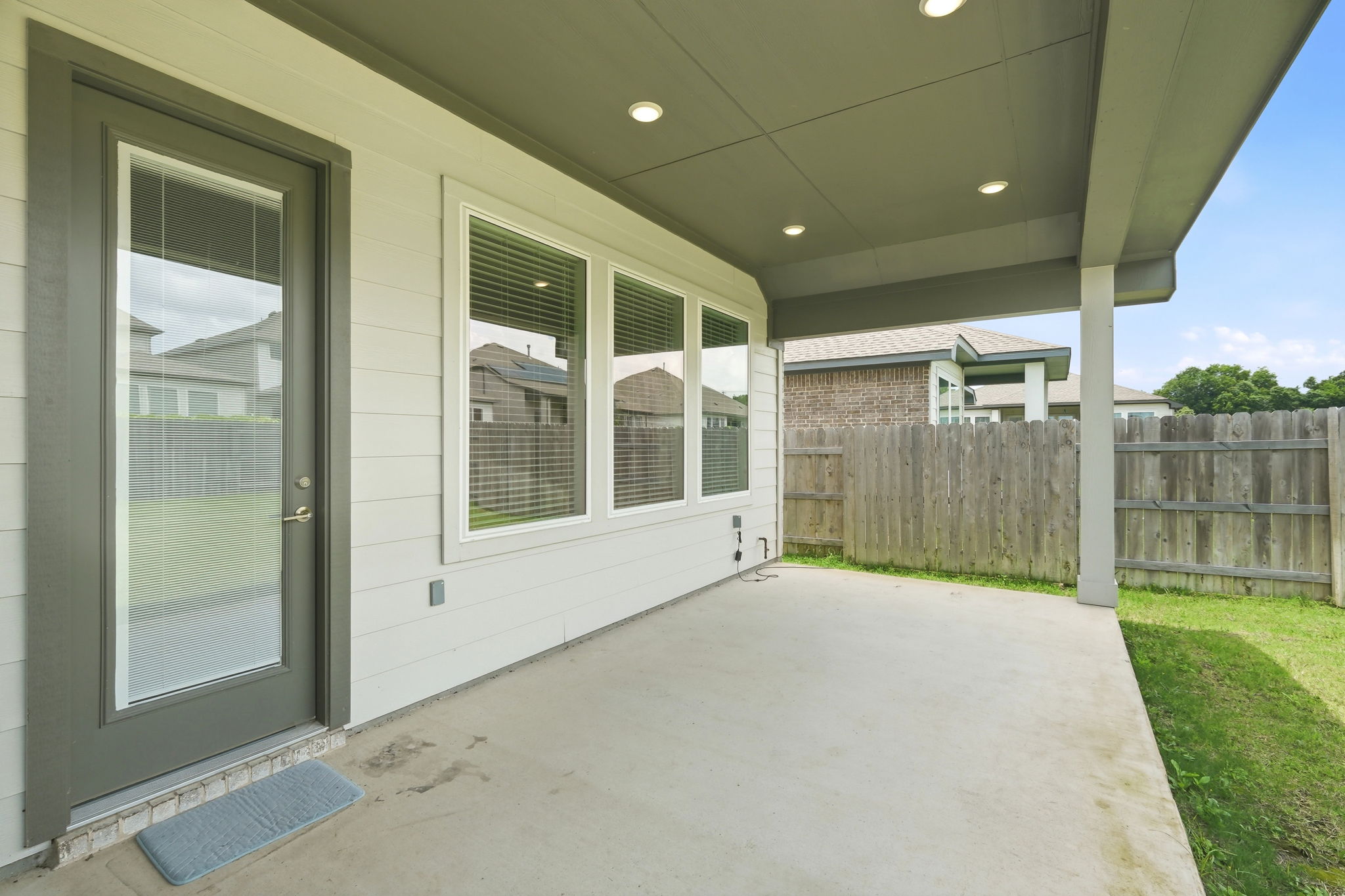 Covered Back Patio