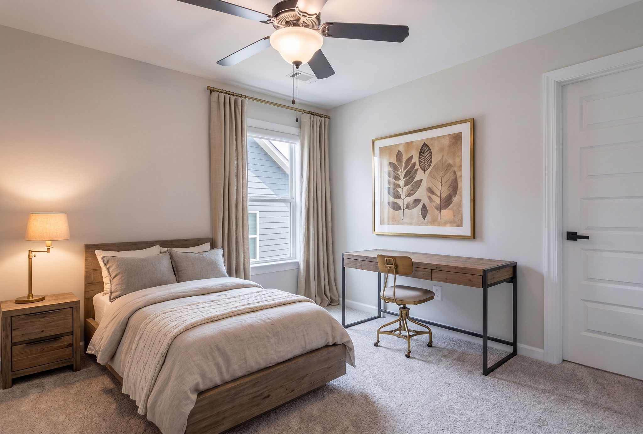 Upstairs, Center, Bedroom #3