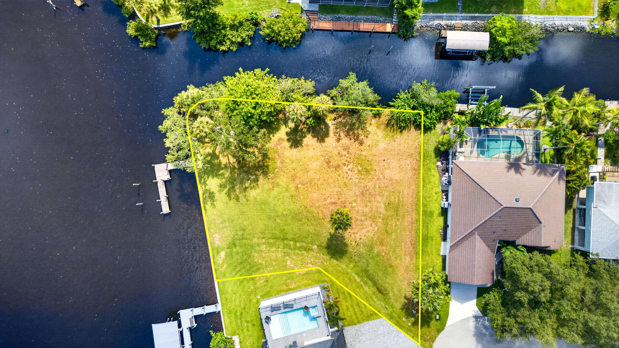 Aerial Overview - lot line