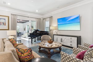 Livingroom opens to the Great Room