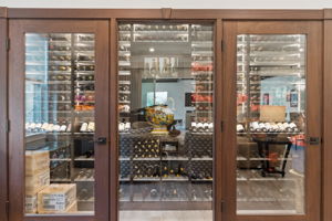 custom Walk-in temp controlled Wine Cellar