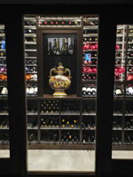 Special lighting options makes this the centerpiece of the living space.