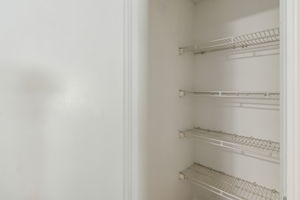 Plus, an additional closet for overflow storage or secondary pantry