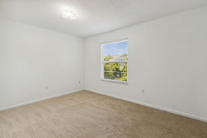The second guest bedroom, nicely sized with ample natural light