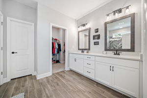 Double Vanities in Owner's Suite