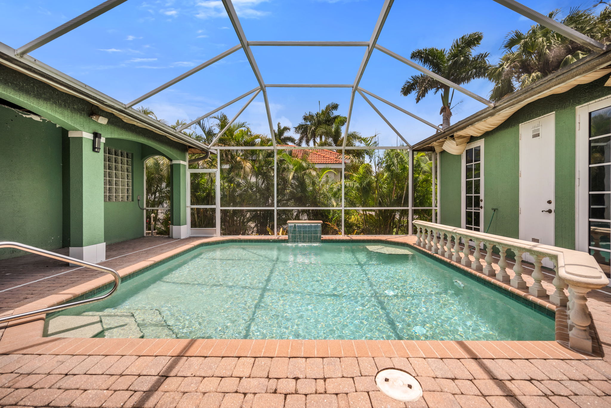 Pool Front View