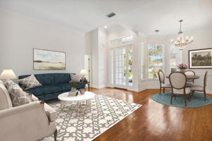 Virtually Staged Living Room