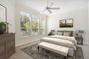 Virtually Staged Primary Bedroom