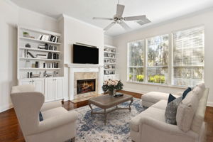 Virtually Staged Family Room