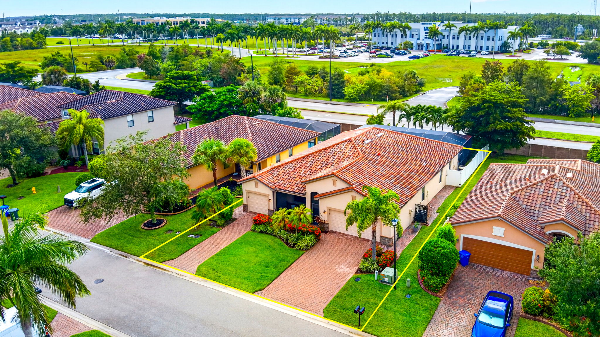 Aerial 1 - Lot lines