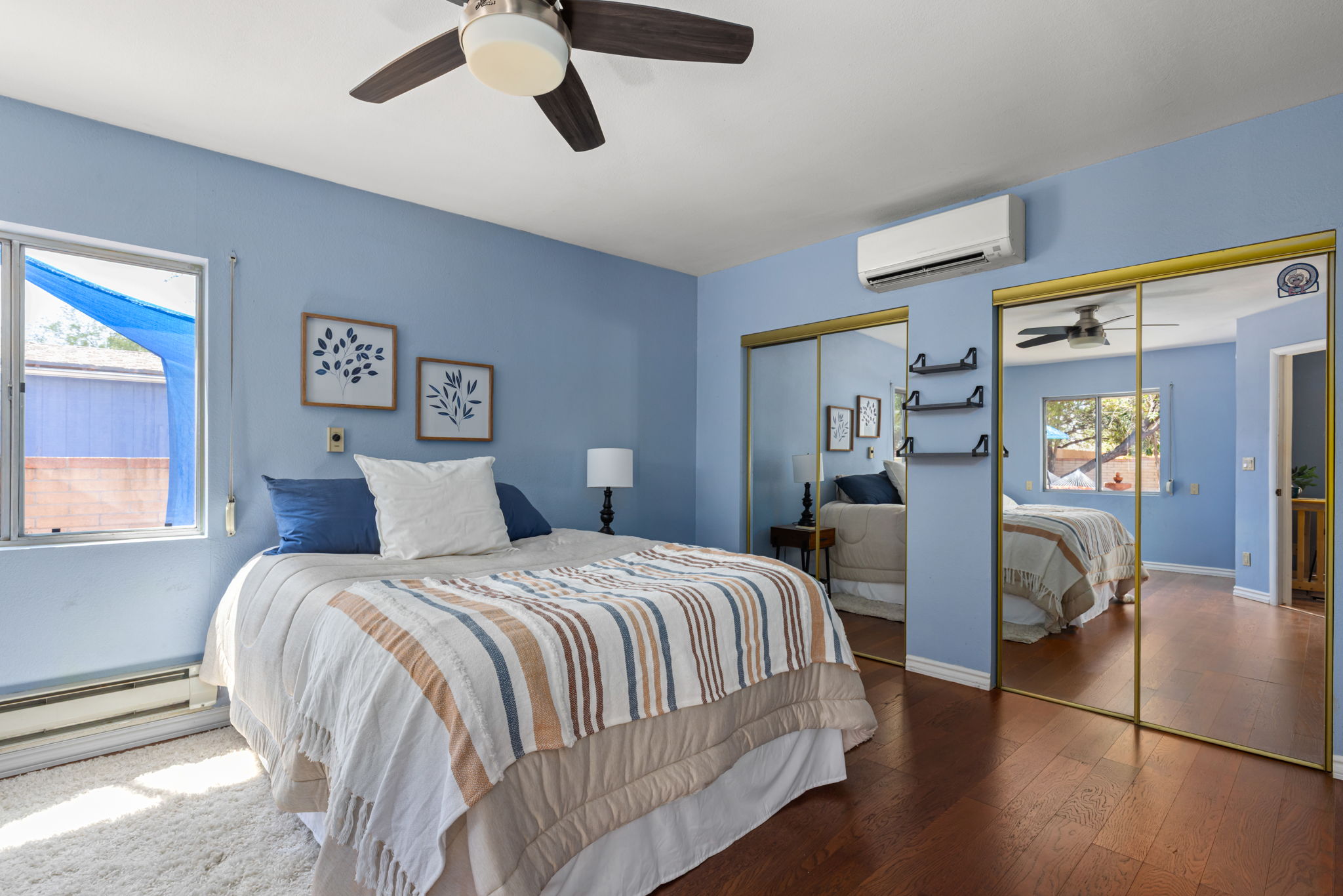 Guest Quarters Bedroom 5 with two double closets