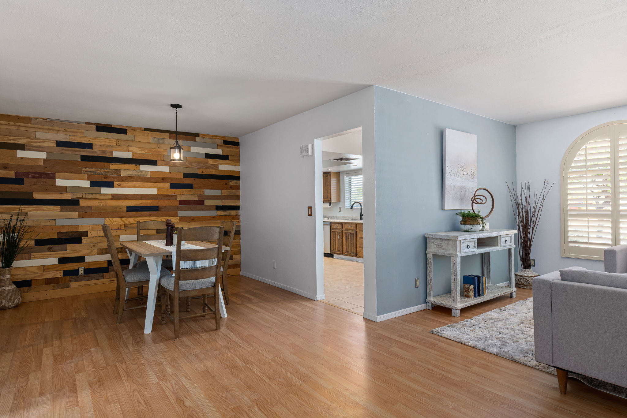 Dining/Living Room and Kitchen