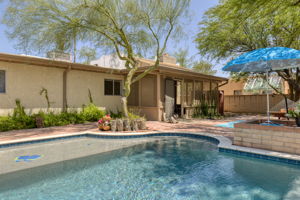 Pool/ Rear Exterior of Home